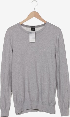 BOSS Black Pullover XL in Grau: Vorderseite