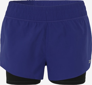 Reebok Workout Pants in Purple: front