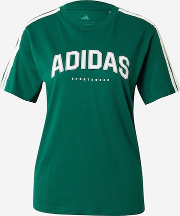 ADIDAS SPORTSWEAR - Camiseta funcional en verde: frente