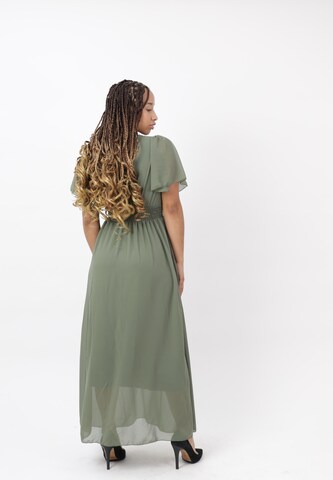 Robe de soirée Elara en vert