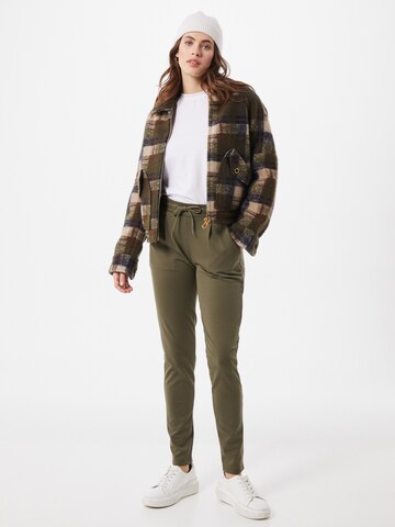 ICHI Tapered Pants 'Kate' in Green