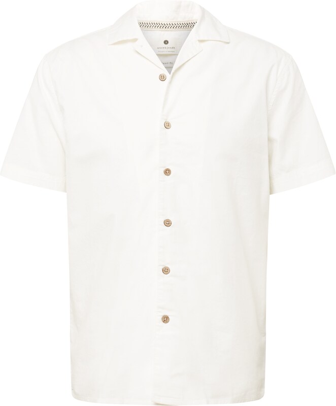 anerkjendt Regular Fit Hemd 'LEON' in Weiß