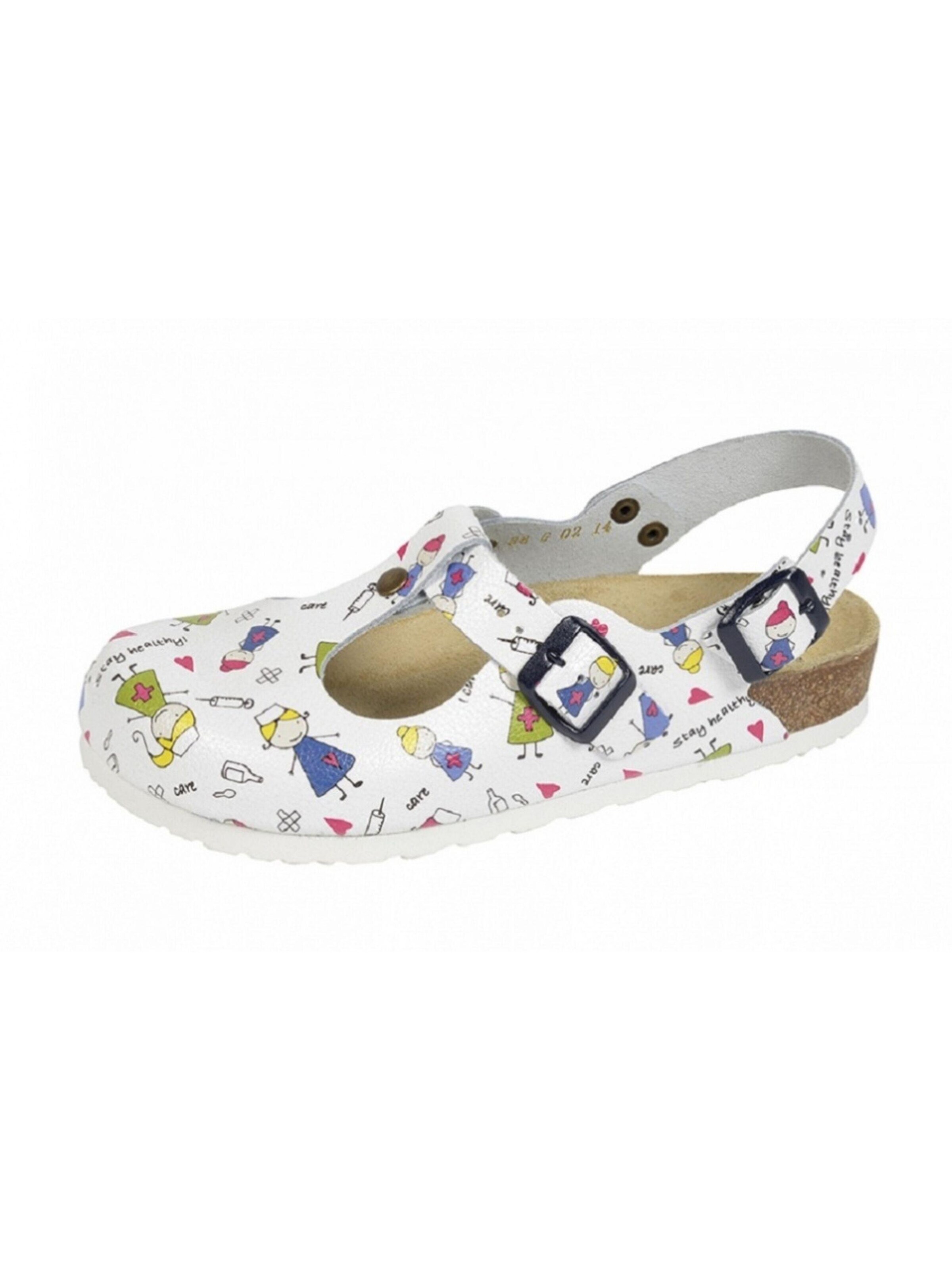 Weeger Clogs 'Sp.-Clog Art.41710-13'‌‌‌‌‌‌‌‌‌‌ in Weiß: Vorderseite