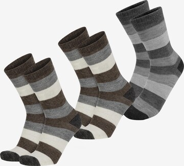 normani Socks in Brown: front