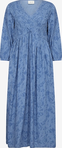 Robe 'Tiah ' Cream en bleu : devant