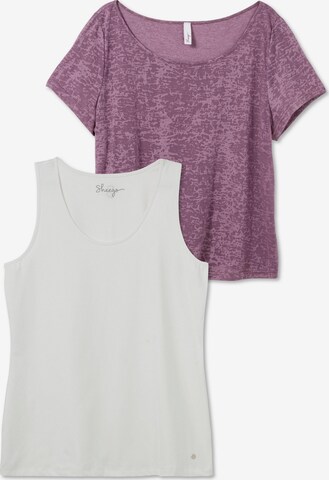 SHEEGO Performance Shirt in Purple: front