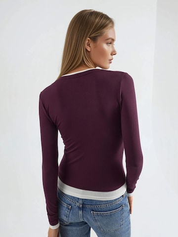 Busem Blouse in Lila