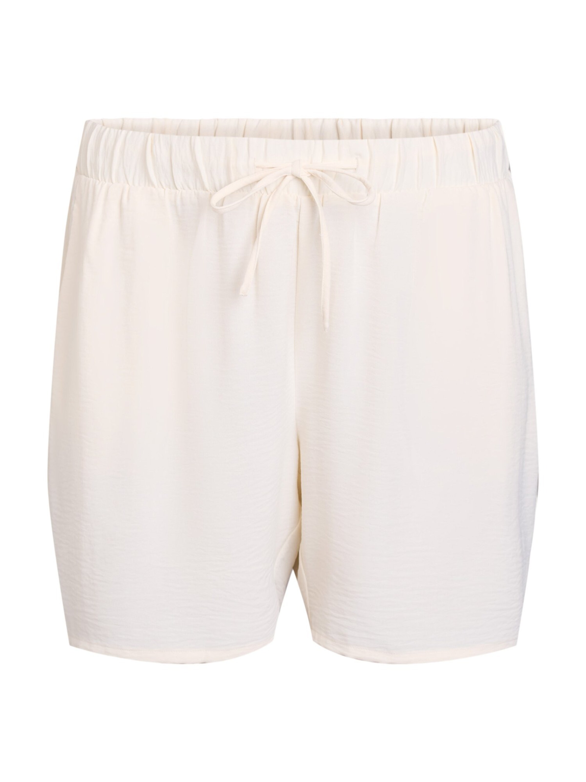 Zizzi Loosefit Nadrág 'Mfikka' - bézs: elől