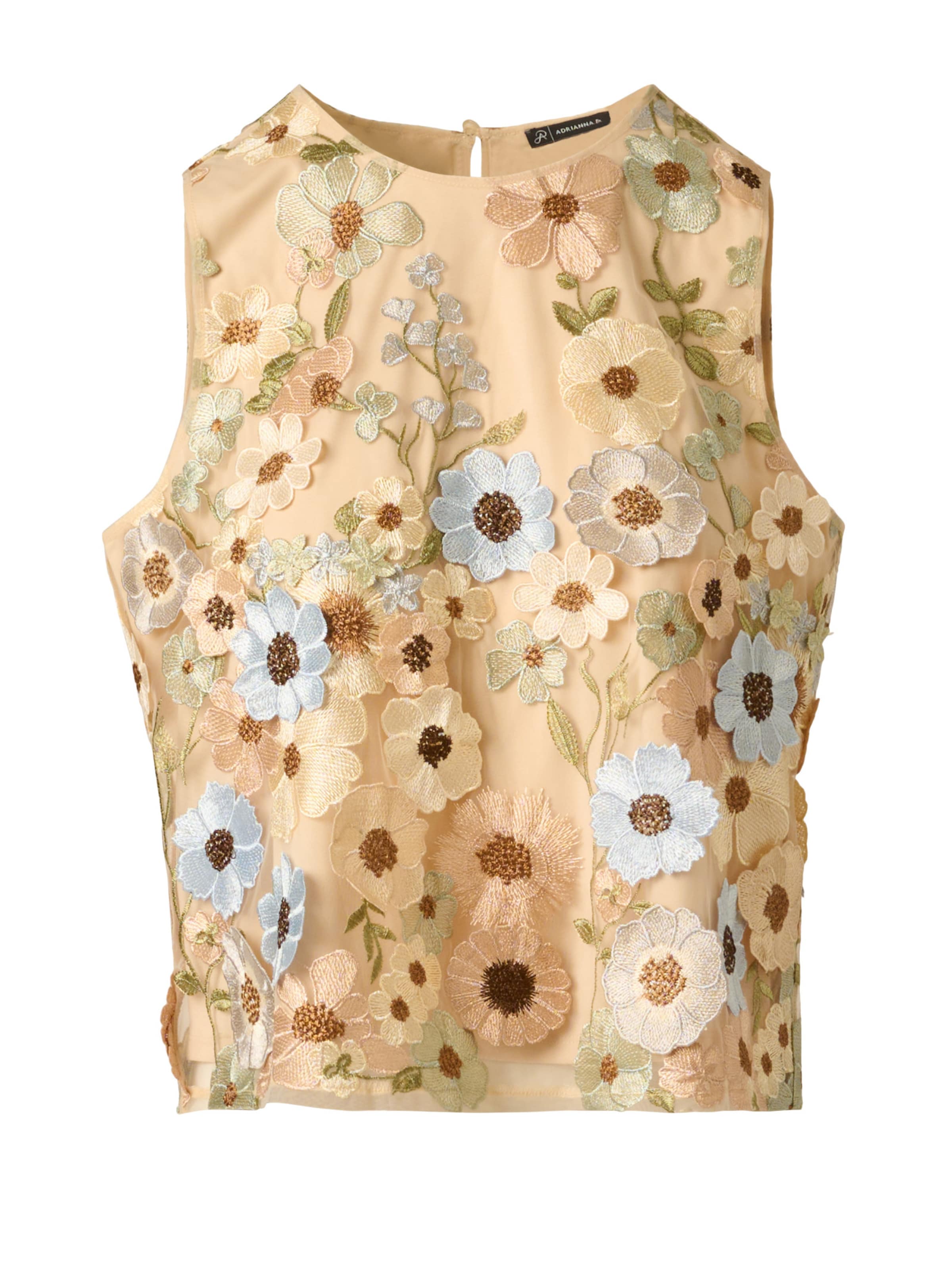 Adrianna Papell Blouse in Beige: front