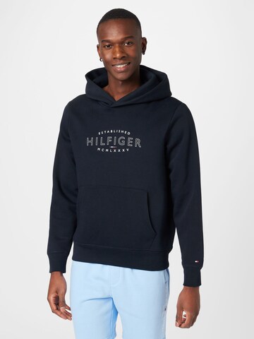 TOMMY HILFIGER Sweatshirt in Blauw: voorkant