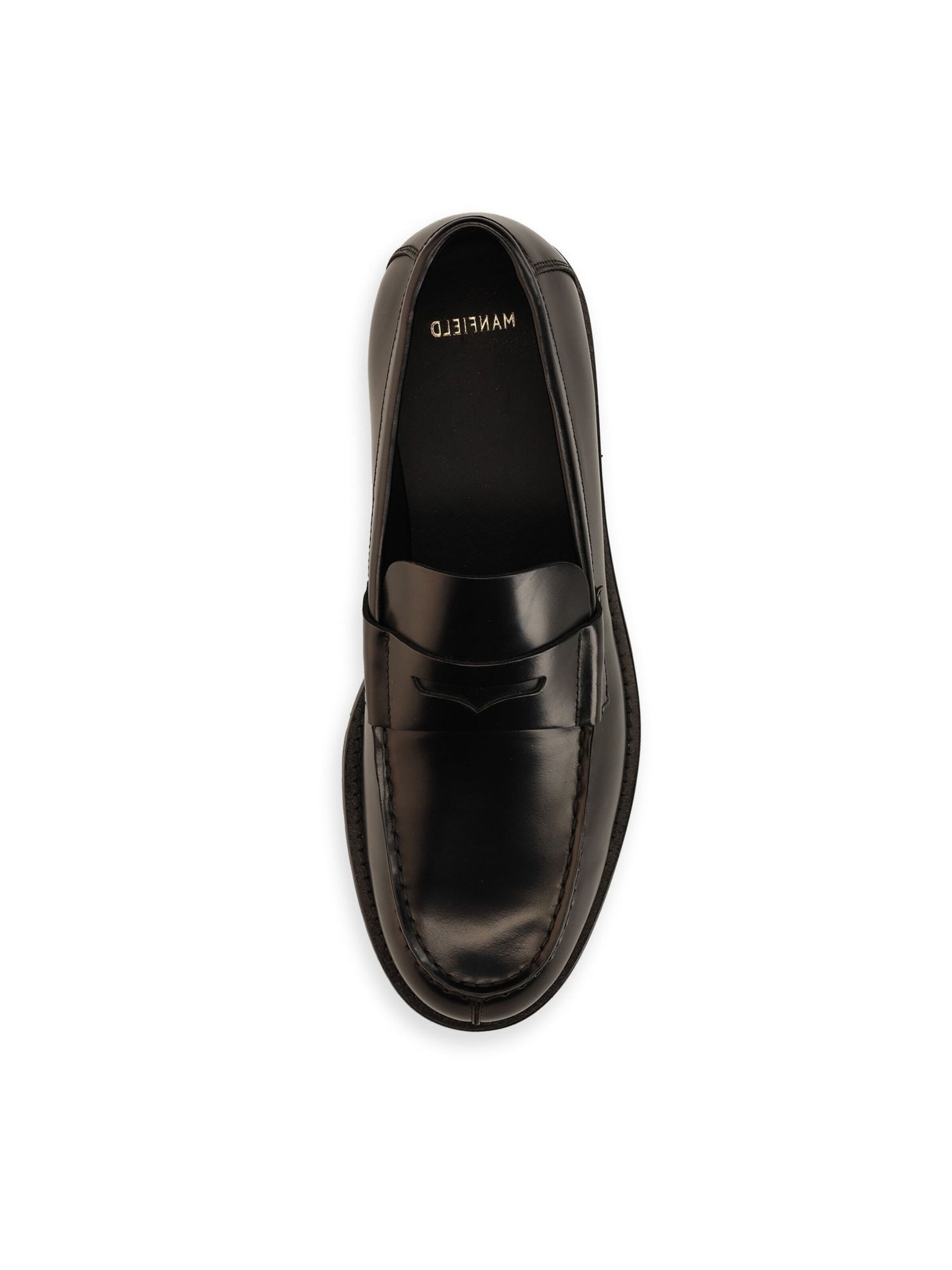 MANFIELD Mocassins in Zwart