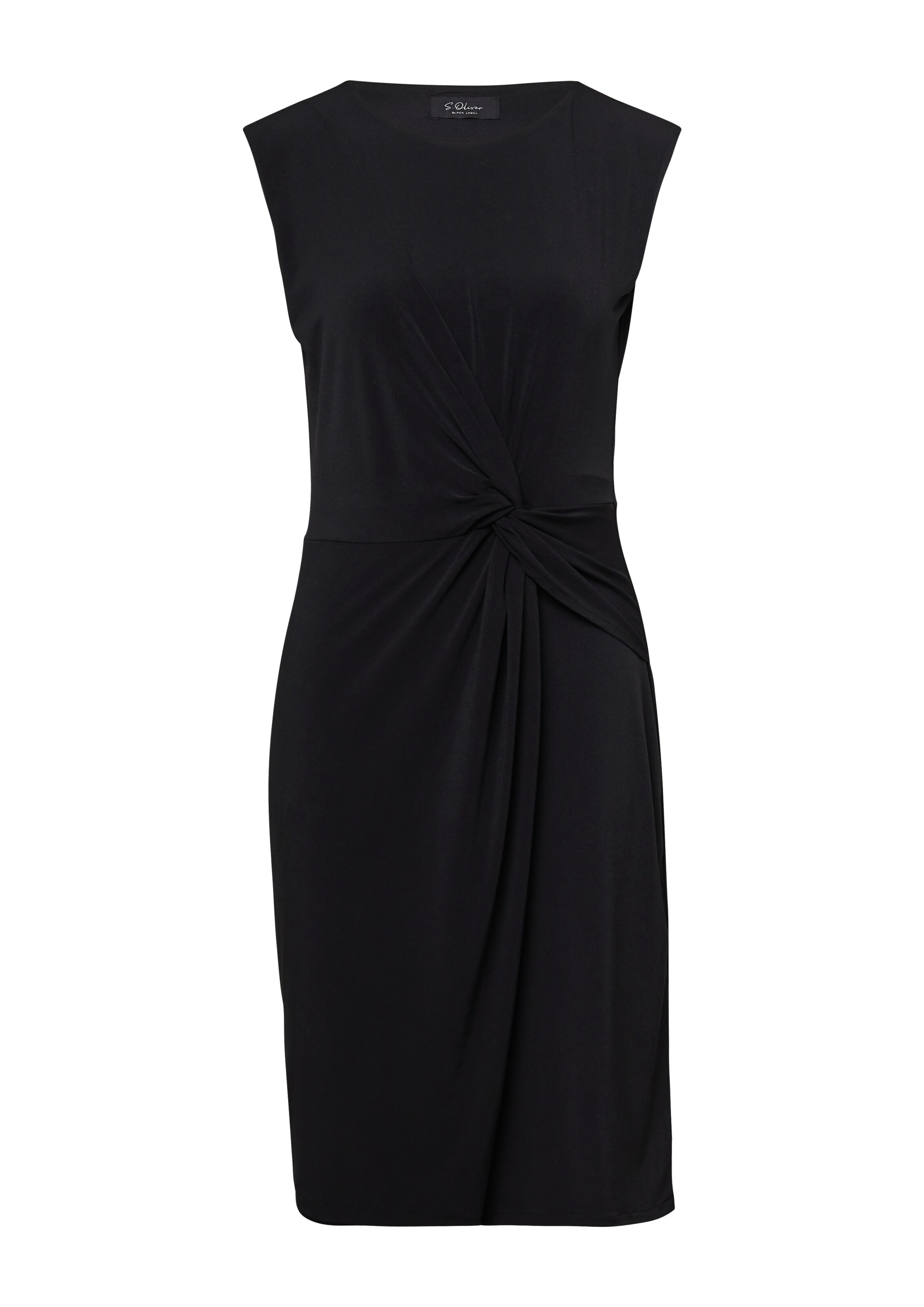 s.Oliver BLACK LABEL Kleid in Schwarz: Vorderseite