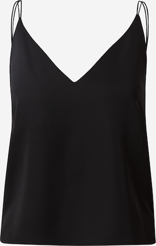 Calvin Klein - Regular Top em preto: frente