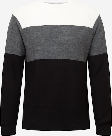 BURTON MENSWEAR LONDON Пуловер в черно: отпред