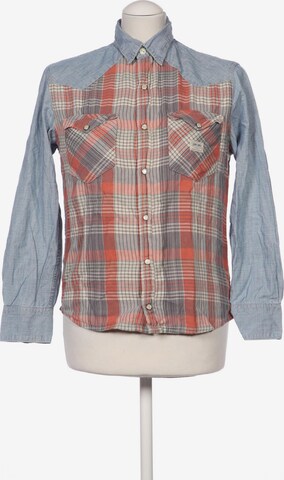 DENIM & SUPPLY Ralph Lauren Button Up Shirt in S in Blue: front