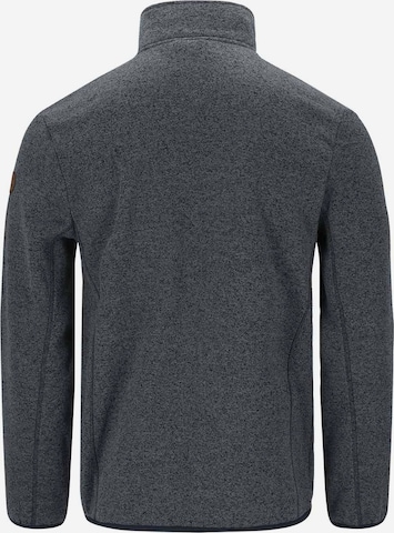 Gipfelglück Athletic Fleece Jacket 'Heinz' in Grey