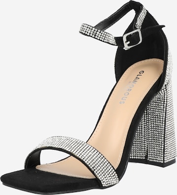 GLAMOROUS Sandals in Black: front