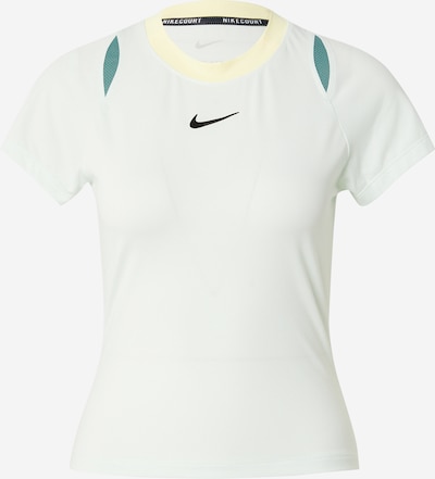 NIKE T-shirt fonctionnel 'COURT ADVANTAGE' en jaune clair / vert / menthe, Vue avec produit