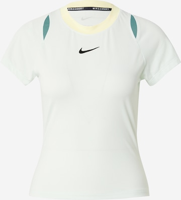 NIKETehnička sportska majica 'COURT ADVANTAGE' - zelena boja: prednji dio