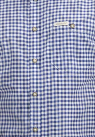 STOCKERPOINT Comfort fit Traditional Button Up Shirt in Blue