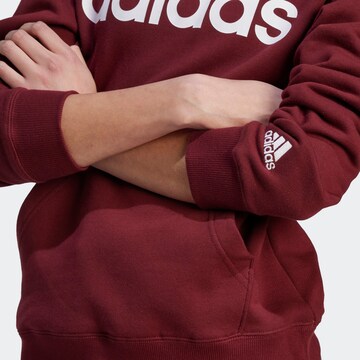 ADIDAS SPORTSWEAR Sportsweatshirt 'Essentials Linear' in Rot