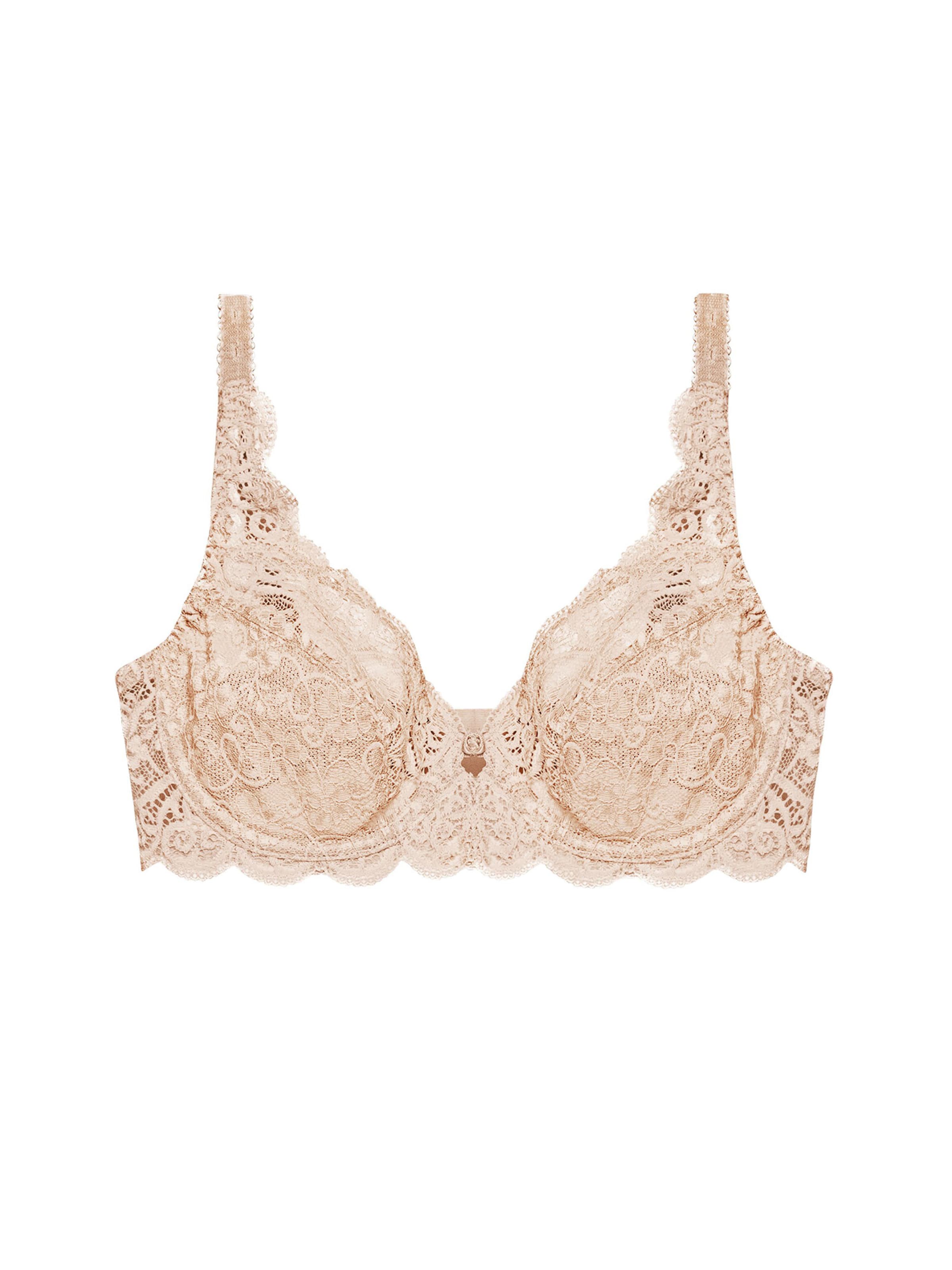 TRIUMPH Triangel BH ' Amourette 300 ' in Beige: voorkant