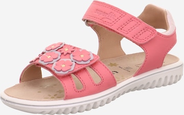 Sandales 'SPARKLE' SUPERFIT en rose : devant