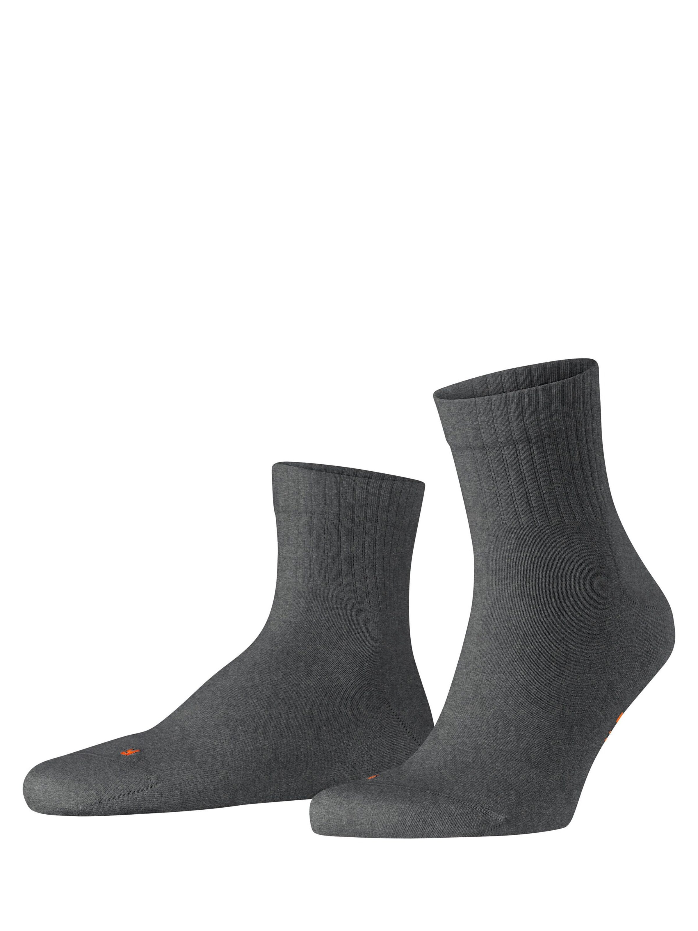 FALKE Füßlinge 'Run Rib'‌‌‌‌ in Grau: Vorderseite