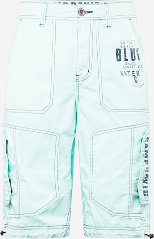 CAMP DAVID Regular Pants in Green: front