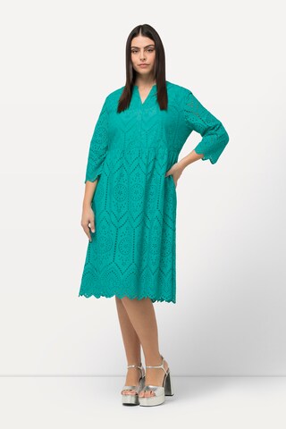 Ulla Popken Jurk in Blauw: voorkant