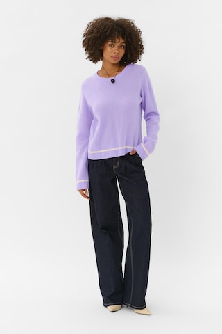 Pull-over CULTURE en violet