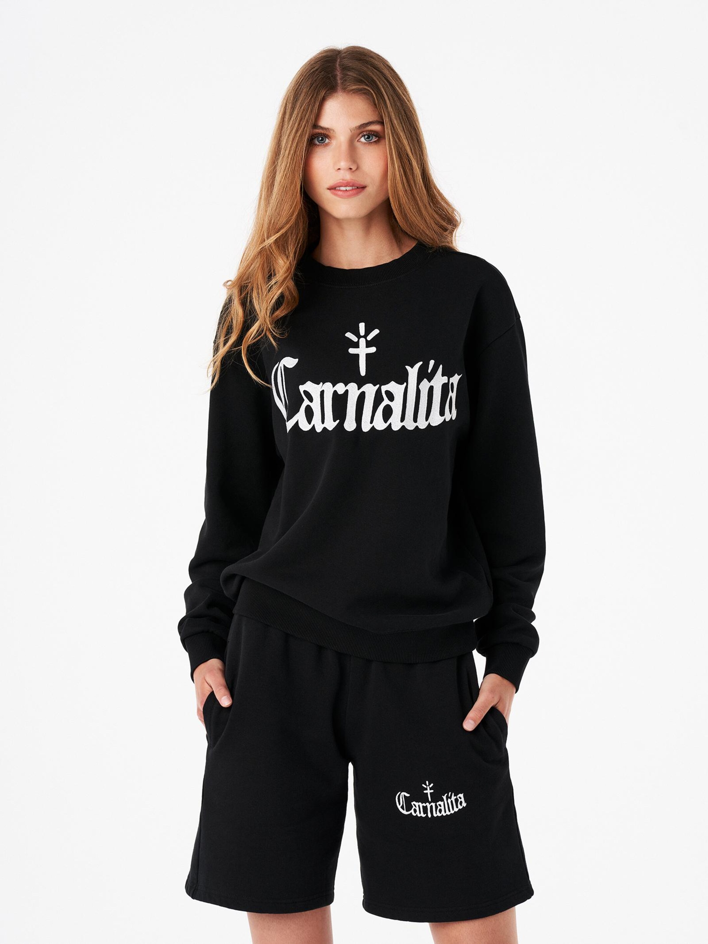 Carnalita - Jersey 'Sudadera' en negro: frente
