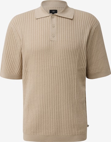 Pull-over QS en beige : devant