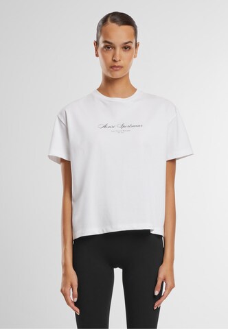 T-shirt 'Heritage' Aim'n en blanc : devant
