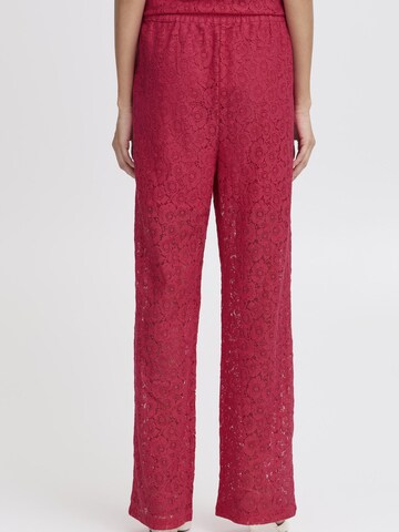 b.young Regular Trousers ' BYBXSOLACY ' in Red