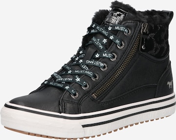 MUSTANG High-top trainers in Black: front