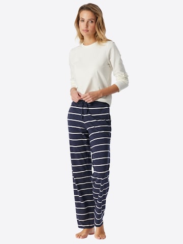 Pantalon de pyjama ' Mix Relax ' SCHIESSER en bleu