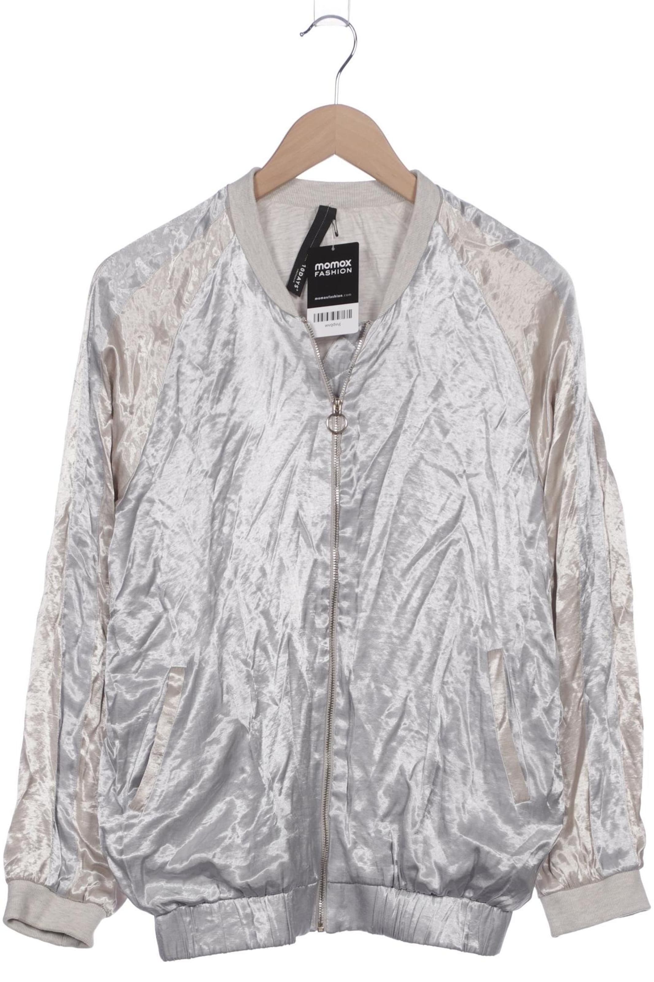 10Days Jacket & Coat in XXS in Silver: front
