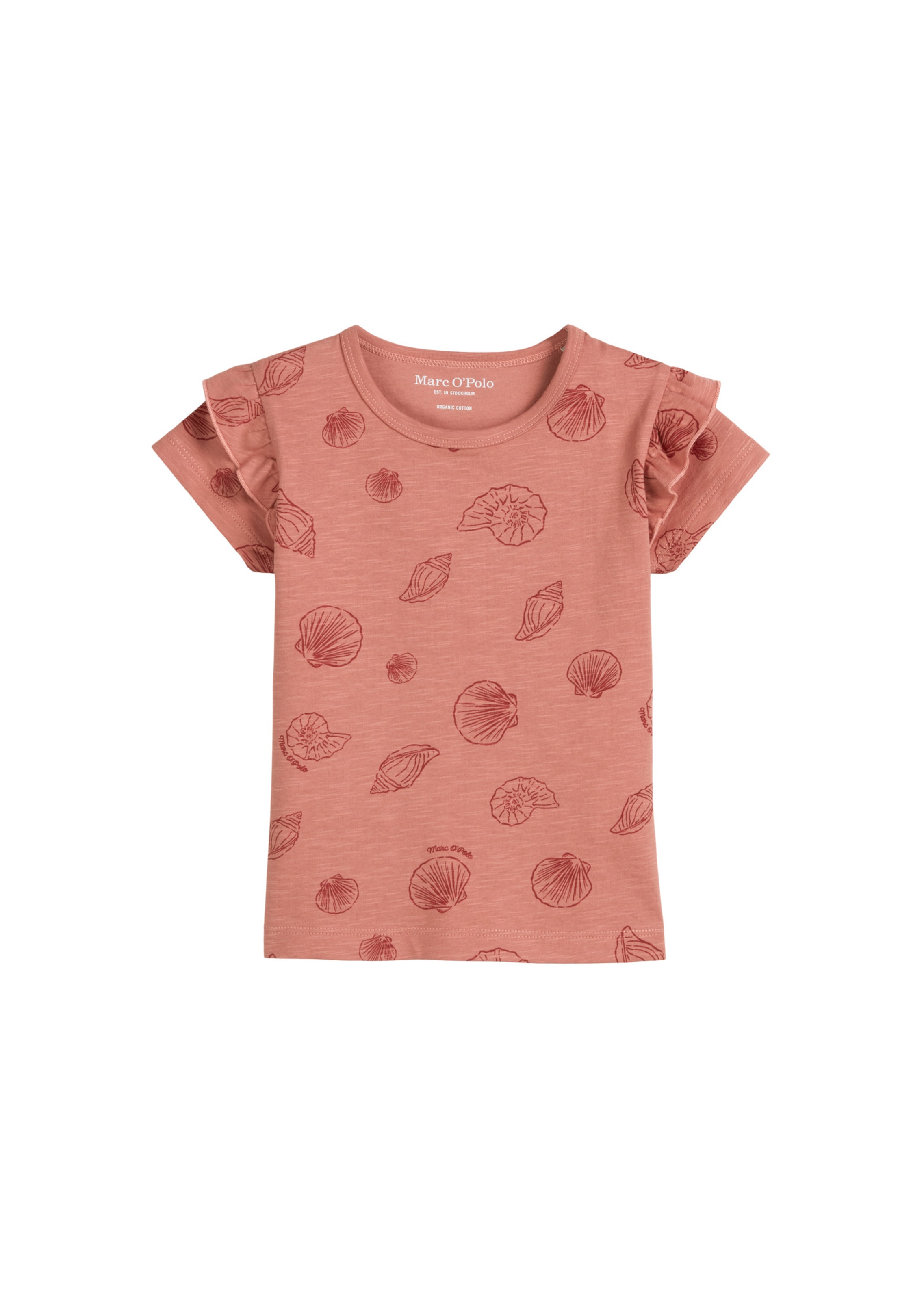 Marc O'Polo Shirt in Rood: voorkant