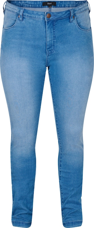Zizzi Slimfit Jeans 'Emily' in Blau