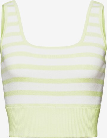 Tops en tricot ESPRIT en vert : devant