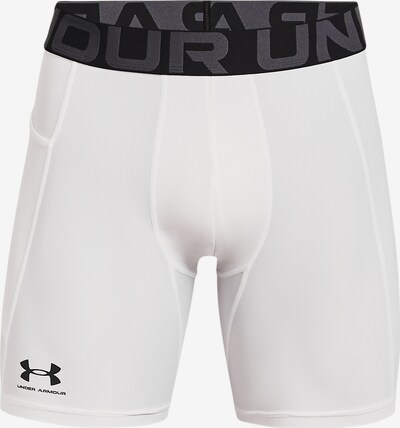 UNDER ARMOUR Workout Pants in Black / White, Item view