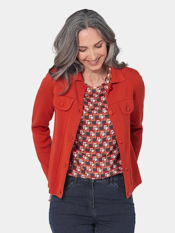 Cardigan Goldner en rouge : devant