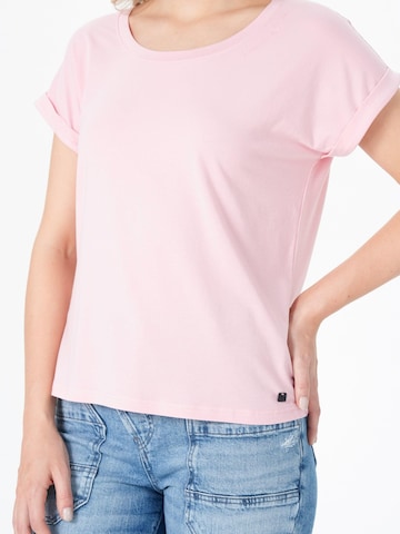T-shirt M.O.D MIRACLE OF DENIM en rose