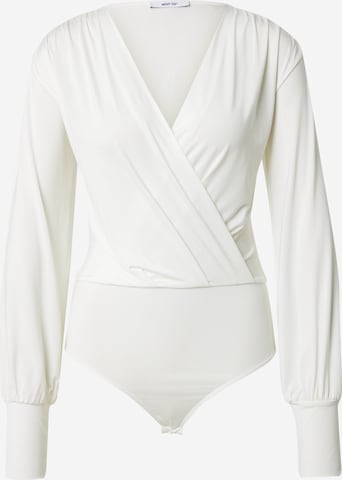 ABOUT YOU Shirt bodysuit 'Kim' in White: front