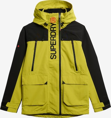 Veste mi-saison Superdry en jaune : devant
