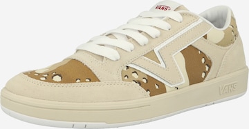 Baskets basses 'Lowland' VANS en beige : devant