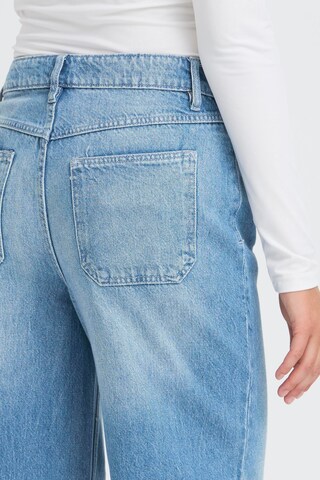 Wide Leg Jean 'PAMMY' ICHI en bleu