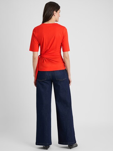 Guido Maria Kretschmer Women - Camiseta 'Emina' en naranja