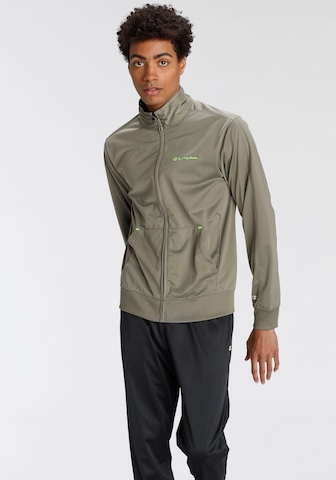 Champion Authentic Athletic Apparel Trainingsanzug in Khaki, Neongrün,  Schwarz | ABOUT YOU